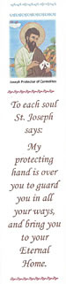 St. Joseph Protector of Carmelites Bookmark