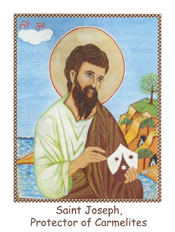 St. Joseph Protector of Carmel Leaflet